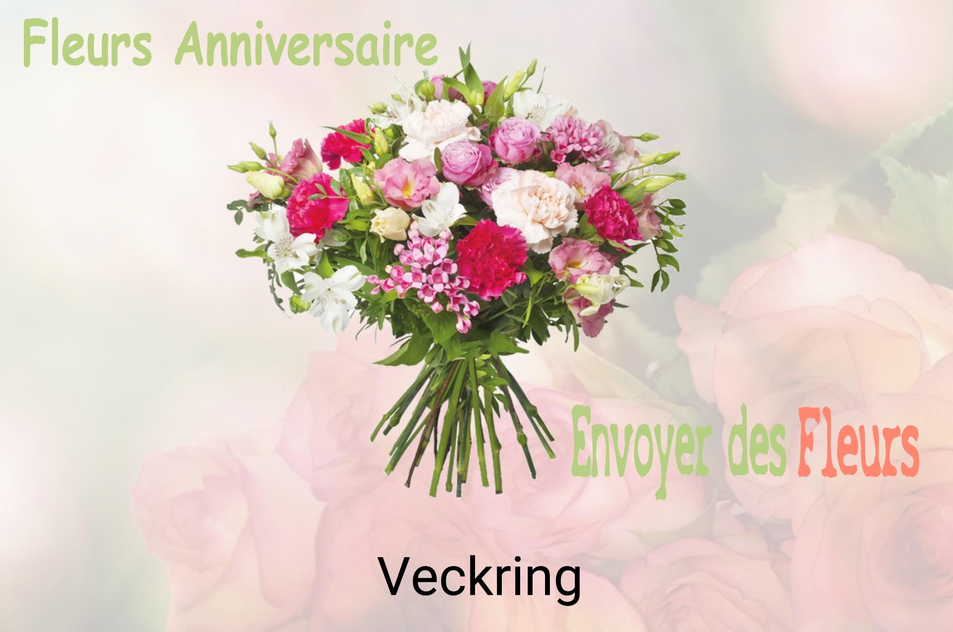 Bouquet de fleurs d’anniversaire livré à Veckring