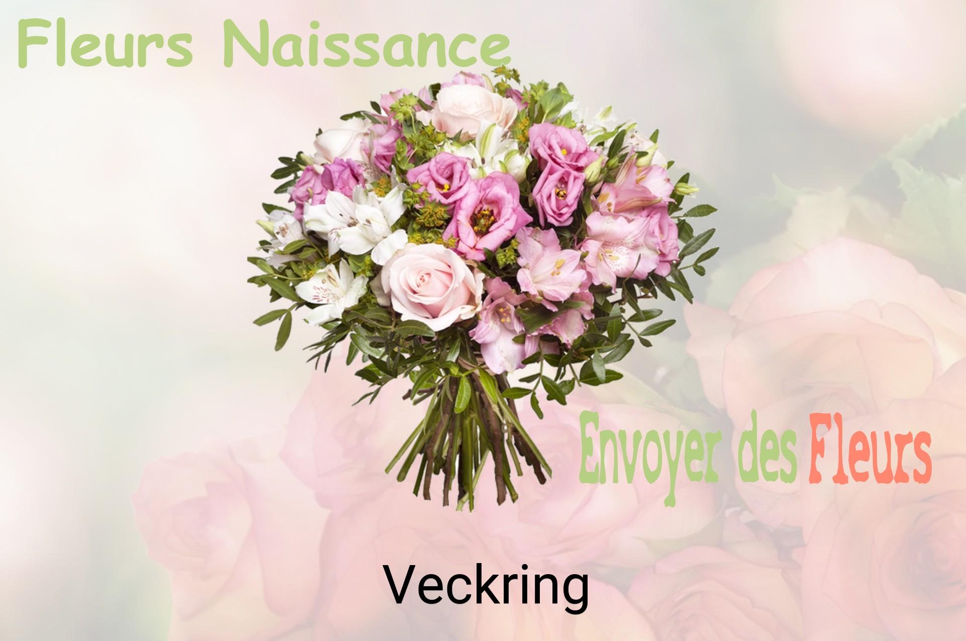 Bouquet de fleurs de naissance livré à Veckring