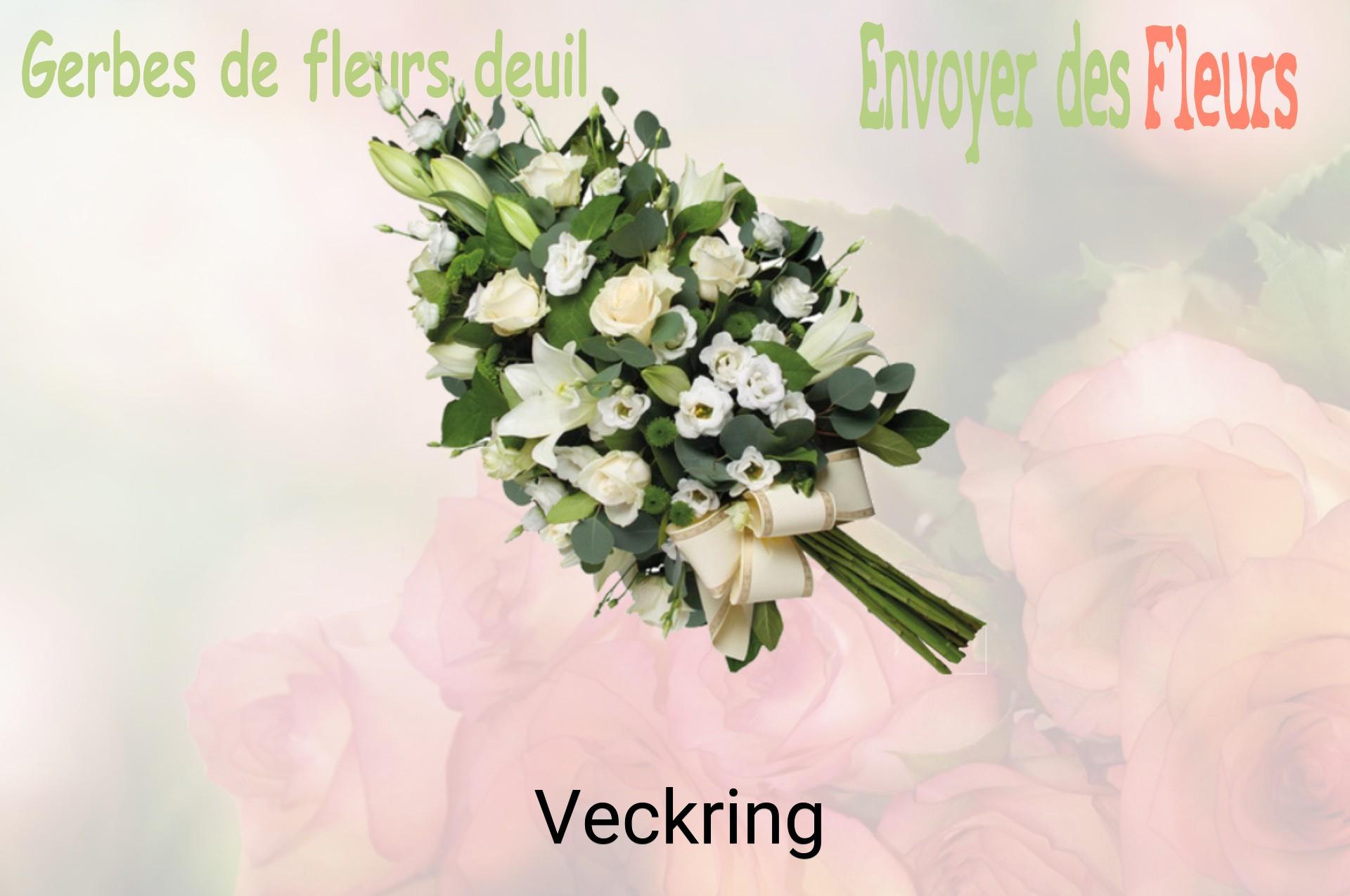 Gerbe de fleurs de deuil livrée à Veckring